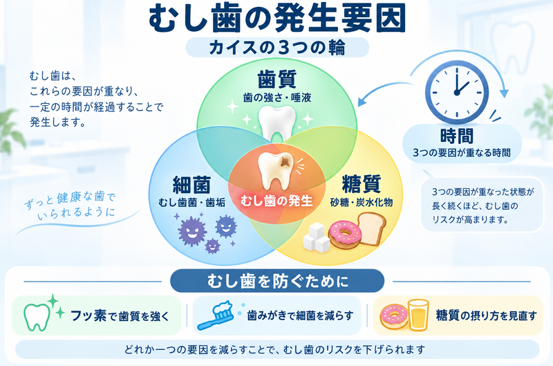 むし歯の発生要因